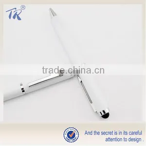 China Simple Design Promotional Metal White Touch Pen thumbnail-1