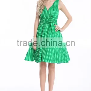 Bestdress Audrey Vintage Black 1950's Swing in Stock Plus Size Rockabilly Dress thumbnail-1