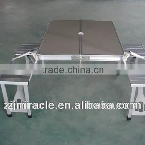 Natural Aluminium Dining Table thumbnail-1