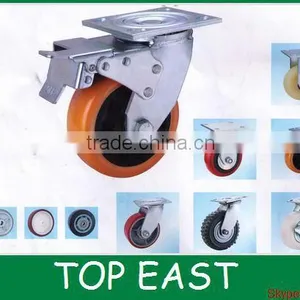 Heavy Duty Iron Core Rubber Wheel,Heavy Duty Caster thumbnail-1