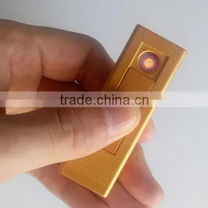 Newest Usb Flameless Metal Cigarette Lighter Made in China Gadget thumbnail-1
