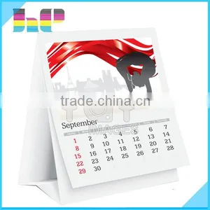 2016 Best Creative Custom Made Top Level New Style Table Calendar Printing thumbnail-2