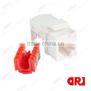 UTP Rj45 90 Degree Cat6a Angled Keystone Jack thumbnail-1