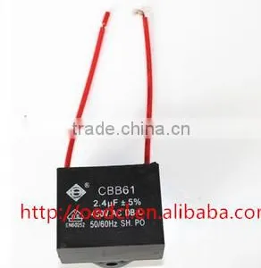 Capacitor CBB61 450V2.4UF thumbnail-1