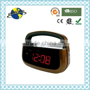 Top Quality LED Aux in Jack Portable Clock Radio thumbnail-2