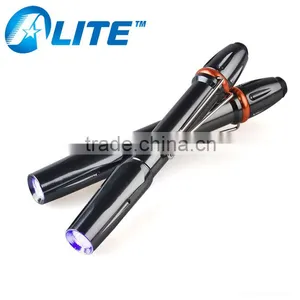 Mini 300LM Waterproof Pen Shape Light Q5 LED Torch Light With Pocket Clip thumbnail-1