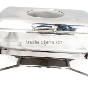 Steel Cheffing Dish, Wedding & Party Utensils, Food Serving Dish, Hot Keeping Dish, Catering Item, Hotel & Restaurant Utensils thumbnail-1