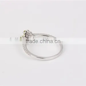Guangzhou Factory OEM 925 Sterling Silver Zircon Ring,customize 9k,14k,18k Jewelry thumbnail-5
