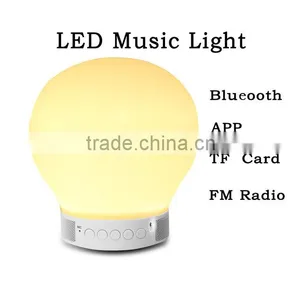 2016 Factory Intelligent APP Multicolor Led Lamp Bluetooth Speaker thumbnail-4