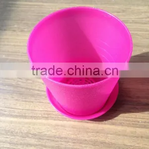 Plastic Cheap Flower Pots With Trays thumbnail-1