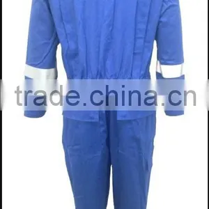 Workwear Industrial 100% Cotton & EN11612 Flame Retardant & Anti-static Reflective Safety Coverall thumbnail-2