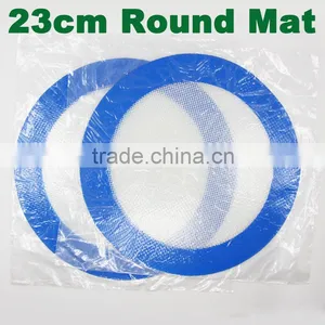 Food Grade Silicone Dab Wax Mat Bho Extracts Shatter Proof Silicone Container Jar Mats Round Silicone Mat for Oil Concentrates thumbnail-6