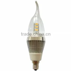 Good Quality White/warm White AC85V-265V E12 B22 Tail Light Led Candle Bulb thumbnail-6