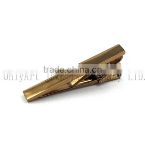 Dubai Style Gold Color Tie Clips Custom Design Tie Clips for Men thumbnail-2