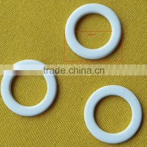 10mm Inner Sprayed White Shiny Metal Ring For Underwear --- C001 thumbnail-2