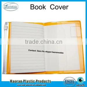 Customized Design Clear Pvc Zipper Slide Book Cover thumbnail-1