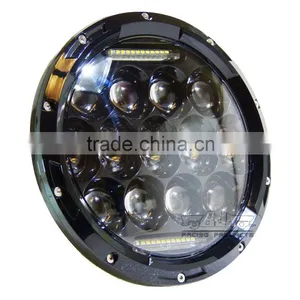BJ-HL-016 Top Sale 75w 7 Inch Round HID LED Jeep Wrangler Headlight thumbnail-3