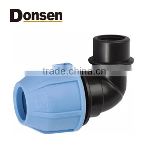 2014 90 ELBOW WITH THREADED FEMALE TAKE OFF PP COMPRESSION FITTINGS thumbnail-1