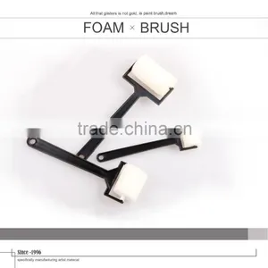 High Quality Free Sample Plastic Handle Foam Brushes thumbnail-3