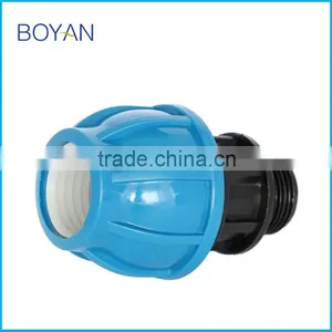PP Compression Quick Pipe Fitting Male Adaptor thumbnail-2