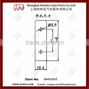 Zinc Coat Hooks,hat Hooks,clothes Hooks Wall Mounted 264352AZ thumbnail-2