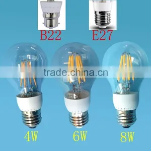 Dimmable 360 Degree E27 B22 Filament LED Bulb Housing LED Light 4W 6W 8W thumbnail-4