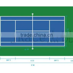 High Wearing Resistance Tennis Court Sports Floor thumbnail-1
