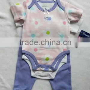 High Quality 3pcs Baby Clothes Sets Infant Clothes Sets (in Stock) thumbnail-1