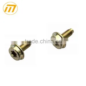 Custom Yellow Zinc Plated Cheese Head Torx Screw thumbnail-1