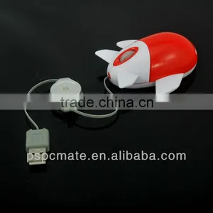 Latest Computer Mouse 3D Wired Mini Airplane Mouse thumbnail-1