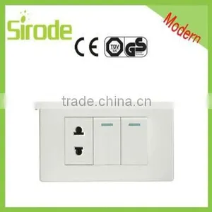 GP5024 Italian Style 2G&2Pin Switched Socket thumbnail-1
