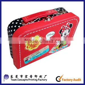 Custom Promotion Children Paper Suitcase Box Luggage Box thumbnail-3