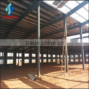 Construction Design Steel Structure Frame Pre-engineered Warehouse thumbnail-1
