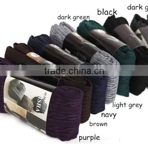 Winter Women Thick Fleece Lined Leggings Thermal Fur Tights Leggings thumbnail-2