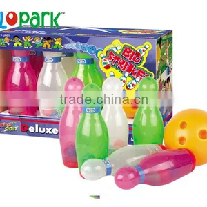 Bowling, Kids Toy Leisure Wooden Bowling Ball Equipment thumbnail-1