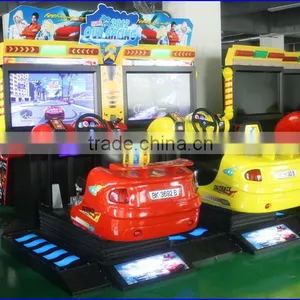 42 Inch Dynamic Seats Racing Car Simulator Racing Video Game Machine thumbnail-3