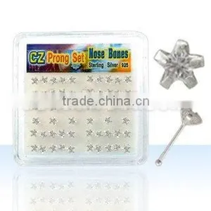 925 Sterling Silver Nose Rings thumbnail-1