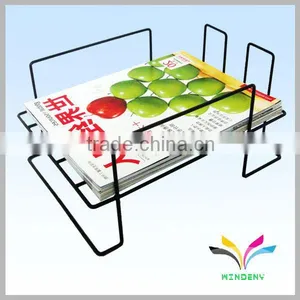High Quality and Reasonable Price Black Metal Wire Antique Newspaper Rack thumbnail-1