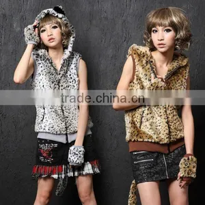 DOLLY CAT EAR HOODIE SOFT COTTON VEST JACKET #71189 thumbnail-1