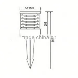CE ROHS Approved High Quality Metal Material Outdoor Led Garden Lighting thumbnail-4