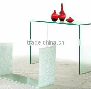 Safety Toughened Console Glass Table thumbnail-1