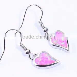Pink Opal Wholesale 925 Sterling Silver Jewelry Earring thumbnail-2