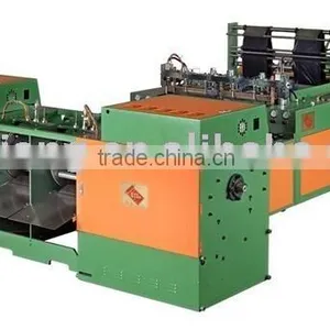 Dual Servo Motor Driven High Speed 2 Line Full Automatic Coreless Star-sealed Garbage Bag On Roll Making Machine thumbnail-1