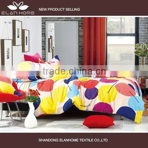 100% Cotton 128*68 Cheap Pigment Printing Coloring Comforter Cover Set With Zipper thumbnail-1