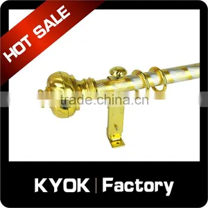 KYOK 2016 Latest Design Double Curtain Rod Accessories, Electric Iron Parts,length 1m Curtain Rod in Dubai thumbnail-1