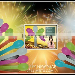 Biodegradable Yogurt Spoon Plastic Frozen Yogurt Spoon thumbnail-2