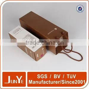 Recycled Custom Made Gift Wine Packaging Bag in Box thumbnail-2