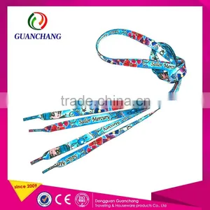 Printed Checker Custom Metal Tip Shoe Lace Ribbon thumbnail-6
