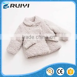 Chinese Factory Wholesale Boutique Children Clothes Lamb Wool Winter Coat thumbnail-1