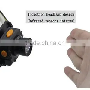 Rechargeable Infrared Sensing Control Head Lamp Light Headlamp thumbnail-3
